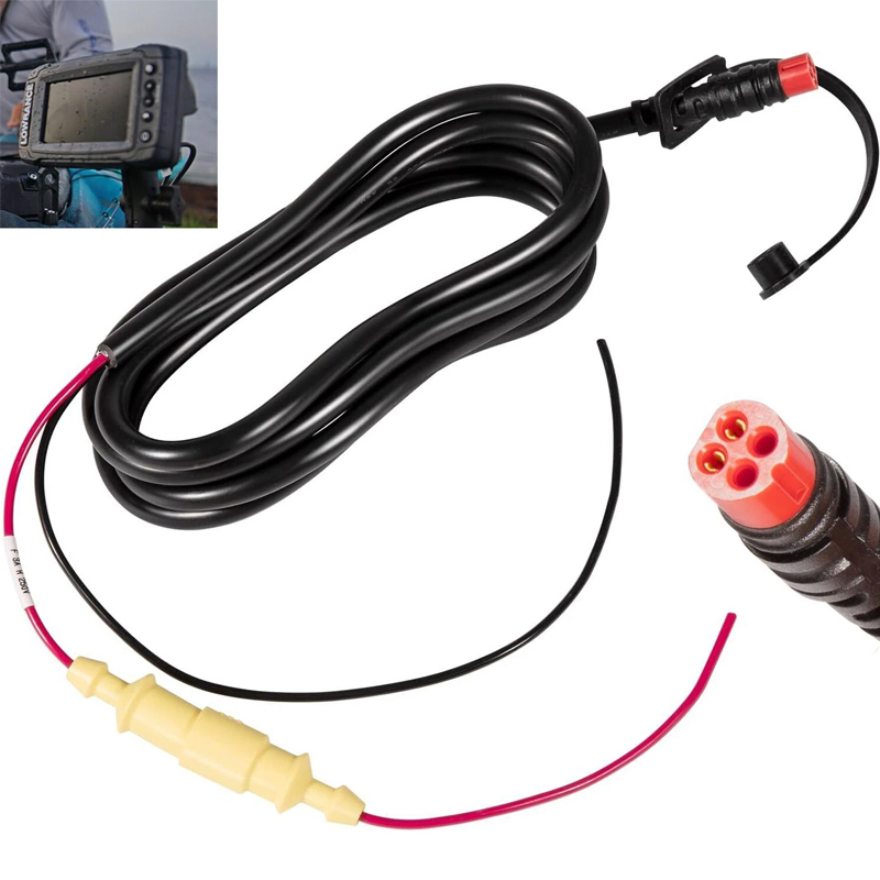 Fish Finder Cable - 010-11678-10 Cable de alimentación marina de