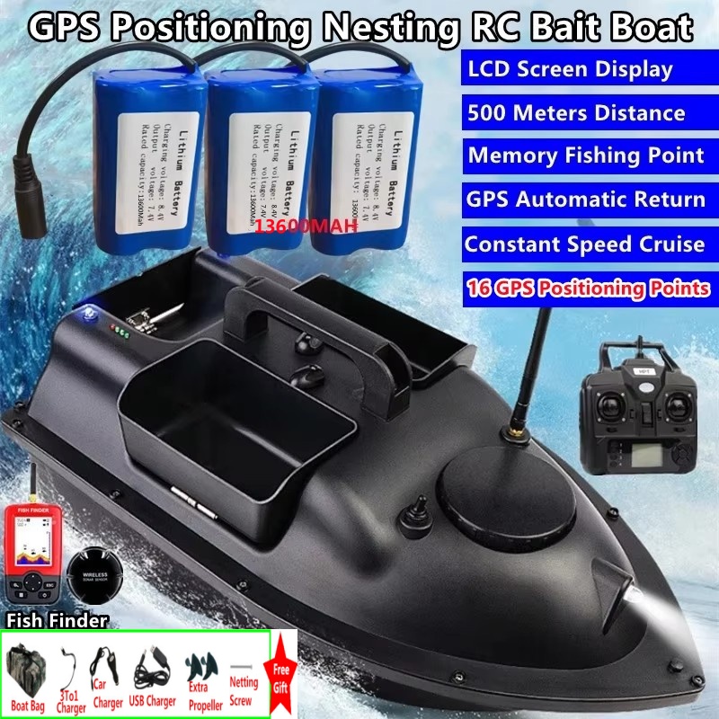 Fishing Depth Finder - Barco Cebador RC Sonar Finder 16