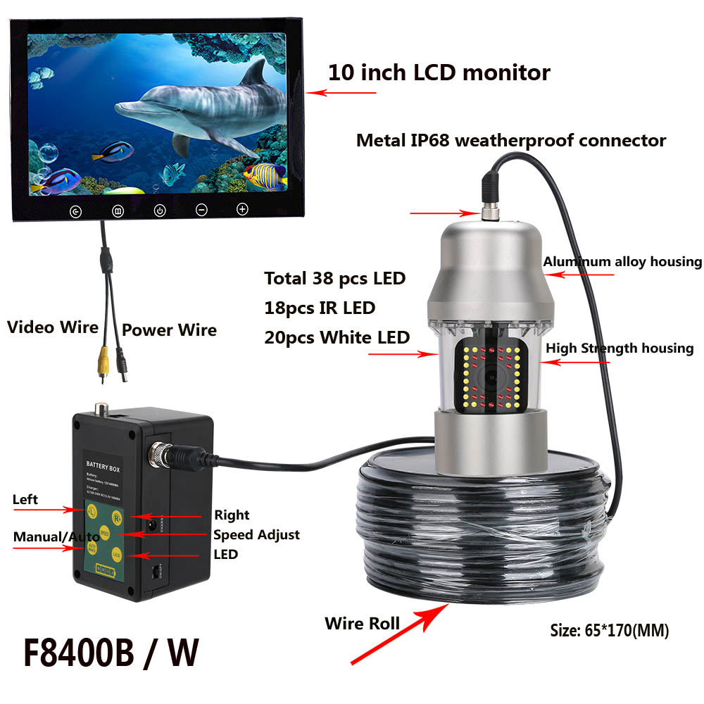 MAOTEWANG cámara de vídeo de p - Fishing Depth Finder reseña y precio