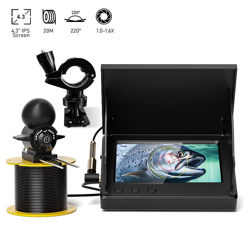 Buscador de peces portátil con - Fishing Depth Finder reseña y precio