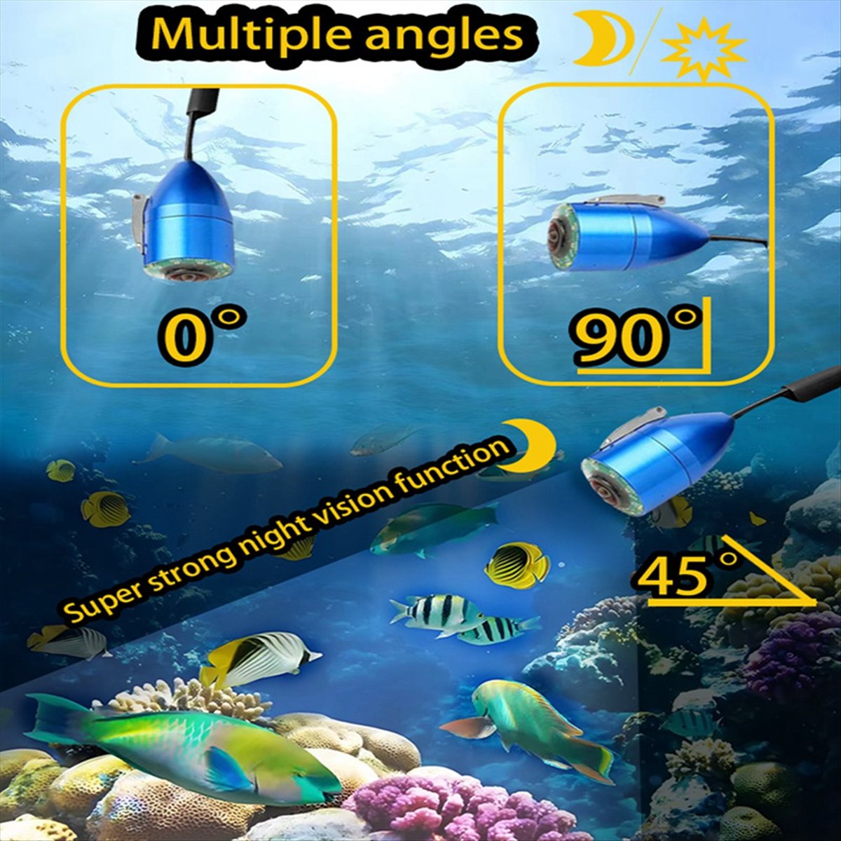 Cámara de Pesca Submarina A64I - Fishing Camera reseña y precio