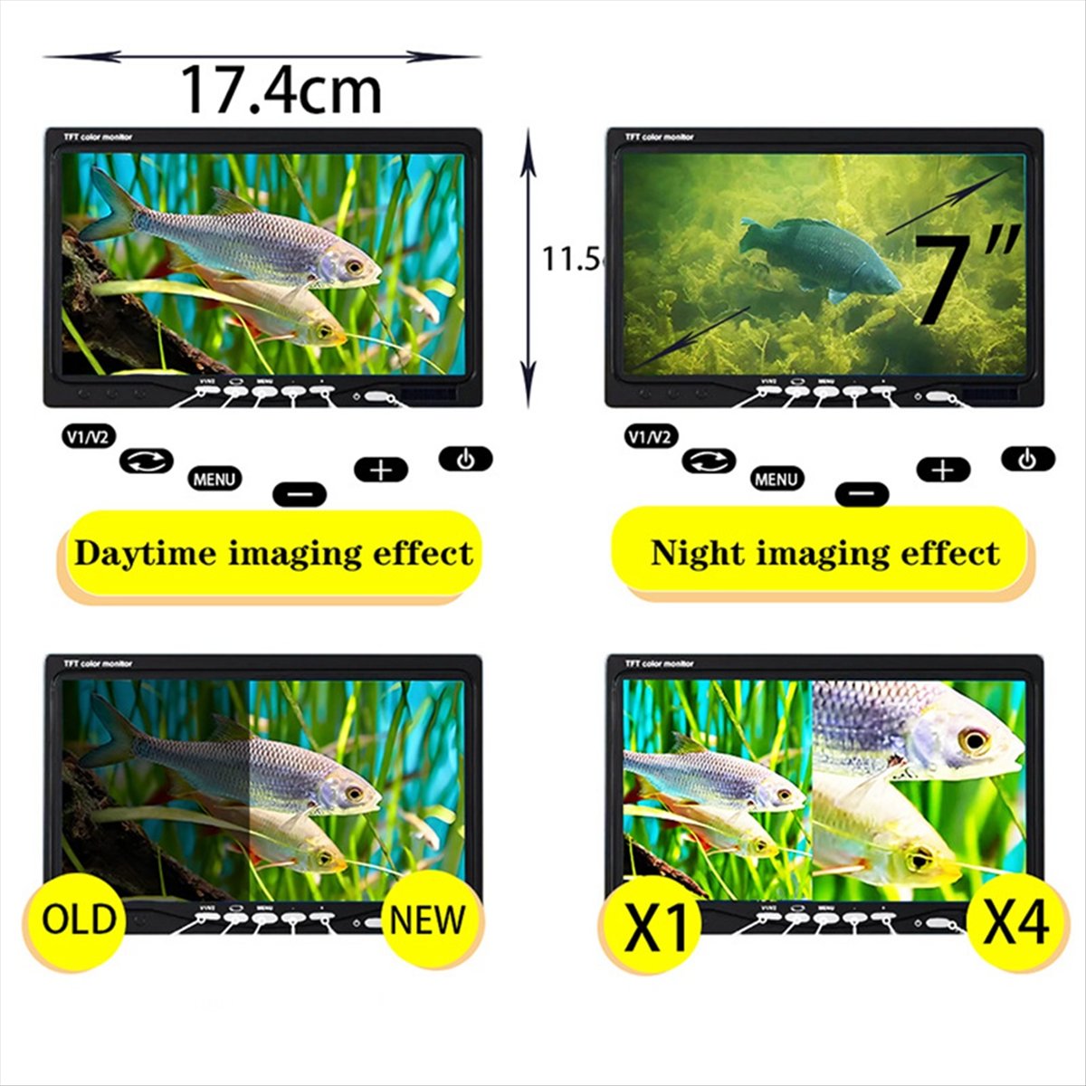 Cámara de Pesca Submarina A64I - Fishing Camera reseña y precio